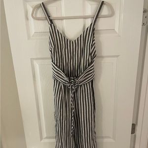American Threads Striped Casual Jumpsuit - Small